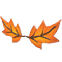 Eco Orange Maple Leaf Mustache  - Common from Hat Shop